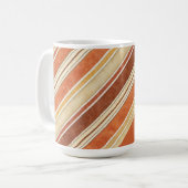 Personalisierte Herbstfarben Kaffeetasse (Vorderseite Links)
