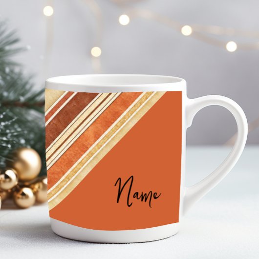 Personalisierte Herbstfarben Kaffeetasse
