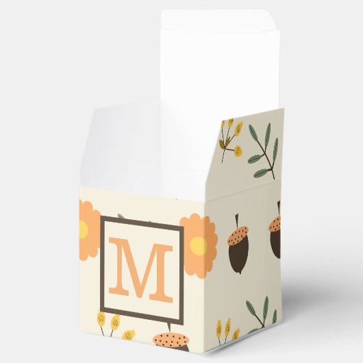 Personalisierte Herbstfavoriten-Box Geschenkschachtel (Geöffnet)