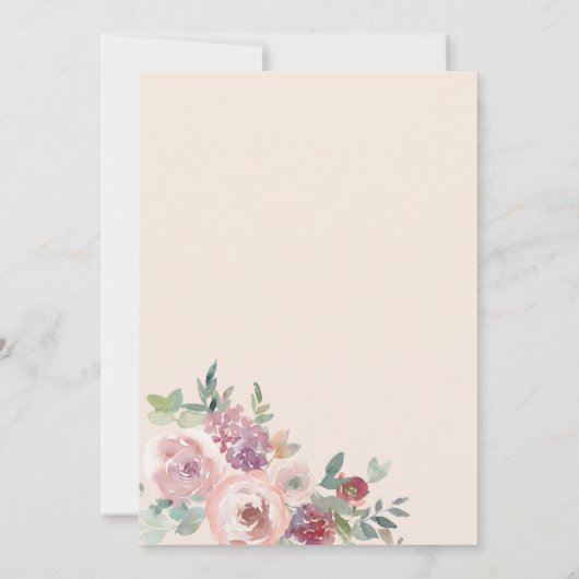 Personalisierte Herbstfeier Einladung (Rückseite)