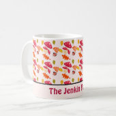 Personalisierte Herbstkaffee-Tasse Kaffeetasse (Vorderseite Links)