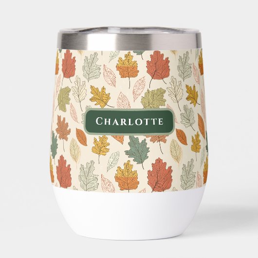 Personalisierte Herbstlaube - Gemütlicher Herbst I (Rückseite)