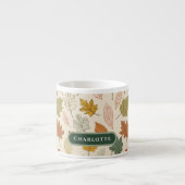 Personalisierte Herbstlaube - Gemütlicher Herbst I Espressotasse (Vorderseite)