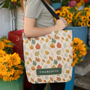 Personalisierte Herbstlaube - Gemütlicher Herbst I Tasche