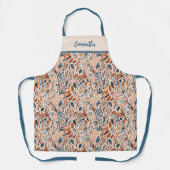 Personalisierte Herbstlaube Küche Schürze (Vorderseite)