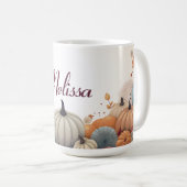 Personalisierte Herbstpumpen und -schnüre Kaffeetasse (VorderseiteRechts)