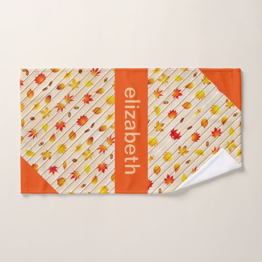 Personalisierte Herbstunterschiede Handtuch (Handtuch)