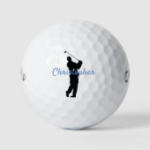 Personalisierte Herren-Golfplätze Golfball (Vorderseite)