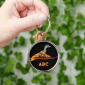 Personalisierte Herrenkette, Entenjagd Schlüsselanhänger (Hand)