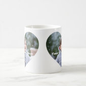 Personalisierte Herz-Shaped Foto Tasse (Mittel)