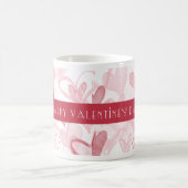 Personalisierte Herzvalentine-Tasse für Lehrer Kaffeetasse (Mittel)