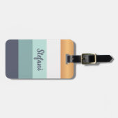 Personalisierte Heues & Imitate Gold Gepäckmarke Gepäckanhänger (Vorderseite horizontal)