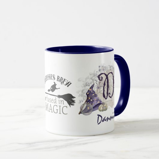 Personalisierte Hexen Brew-Tasse Tasse (VorderseiteRechts)