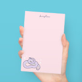 Personalisierte Hexen-Schlangen-Notizzettel Post-it Klebezettel