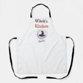 Personalisierte Hexenküche - Halloween Schürze (Vorderseite)