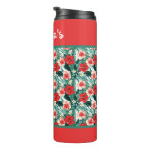 Personalisierte Hibiskusblüten Thermosbecher (Nach rechts gedreht)