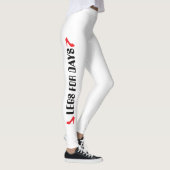 Personalisierte High Heel Zitat Leggings (Rechts)