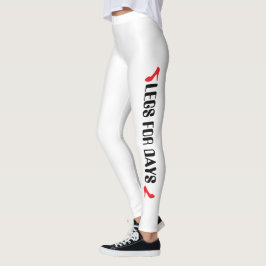 Personalisierte High Heel Zitat Leggings