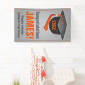 Personalisierte High School Abschluss Banner Cap (Insitu)