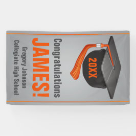 Personalisierte High School Abschluss Banner Cap