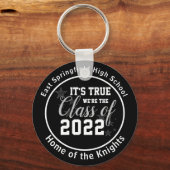 Personalisierte High School Senior Class 2023 Schlüsselanhänger (Vorderseite)