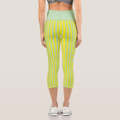 PERSONALISIERTE HIGH-WAISTIERTE CAPRI PANTS "LEMON LEGGINGS (Rückseite)
