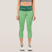 PERSONALISIERTE HIGH-WAISTIERTE CAPRI PANTS "LIMON LEGGINGS (Vorderseite)