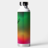Personalisierte Himbeer-Melone Trinkflasche (links)