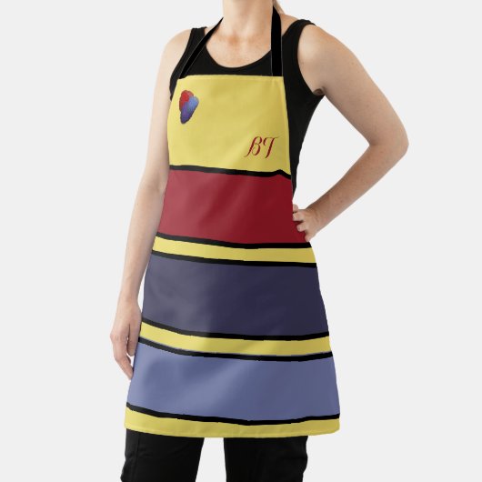 Personalisierte Himbeere Tart-farbene Schürze (InSitu)