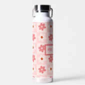 Personalisierte hintere Blume Trinkflasche (Vorne)