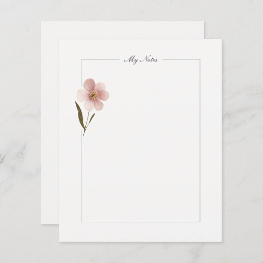 Personalisierte Hintergrundbeläge, rosa, florale N (Vorne/Hinten)