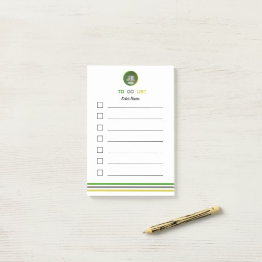 Personalisierte Hinweise für die Anbringung des 20 Post-it Klebezettel (Auf Schreibtisch)