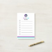 Personalisierte Hinweise für die Anbringung des JK Post-it Klebezettel (Auf Schreibtisch)