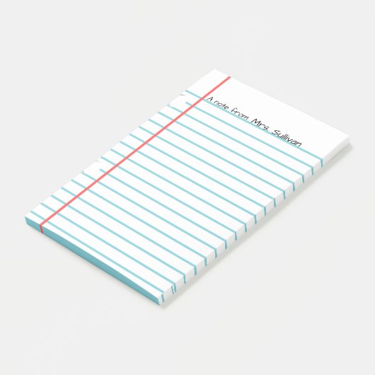 Personalisierte Hinweise nach dem IT-System Post-it Klebezettel (angewinkelt)