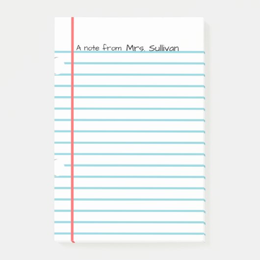 Personalisierte Hinweise nach dem IT-System Post-it Klebezettel (Vorderseite)