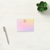 personalisierte Hinweise nach dem IT-System Post-it Klebezettel (Büro)