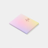 personalisierte Hinweise nach dem IT-System Post-it Klebezettel (angewinkelt)