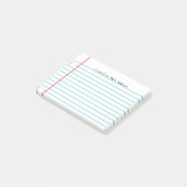 Personalisierte Hinweise nach dem IT-System Post-it Klebezettel (angewinkelt)