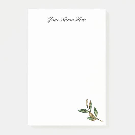 Personalisierte Hinweise nach der Anwendung Post-it Klebezettel (Vorderseite)