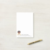 Personalisierte Hinweise zu Aquarellfarben Post-it Klebezettel (Auf Schreibtisch)