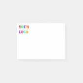 Personalisierte Hinweise zu Firmenlogos Post-it Klebezettel (Vorderseite)