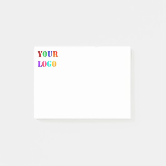 Personalisierte Hinweise zu  Firmenlogos Post-it Klebezettel (Vorderseite)