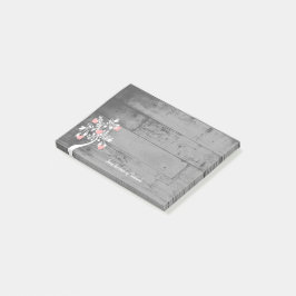 Personalisierte Hinweise zu Rosa Herzklopfen Post-it Klebezettel