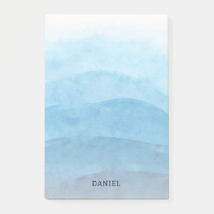 Personalisierte Hinweise zum Blaue Ozeane Post-it Klebezettel