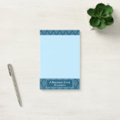 Personalisierte Hinweise zum Blue Japanisch Scroll Post-it Klebezettel (Büro)