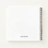 Personalisierte Hinweise zum NamensNotebook Notizblock (Rückseite)