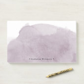 Personalisierte Hinweise zur Wasserfarbe Post-it Klebezettel (Auf Schreibtisch)