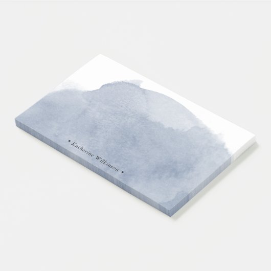 Personalisierte Hinweise zur Wasserfarbe Post-it Klebezettel (angewinkelt)