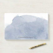 Personalisierte Hinweise zur Wasserfarbe Post-it Klebezettel (Auf Schreibtisch)