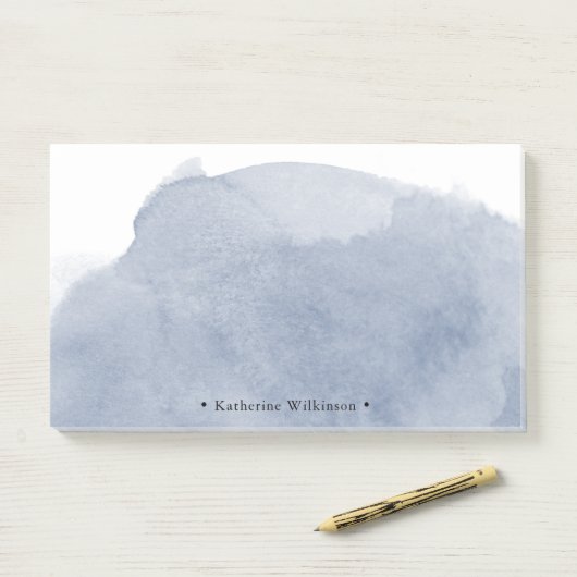 Personalisierte Hinweise zur Wasserfarbe Post-it Klebezettel (Auf Schreibtisch)